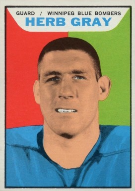 1965 Topps CFL Herb Gray #120 Football Card