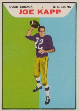 1965 Topps CFL Joe Kapp #12 Football Card