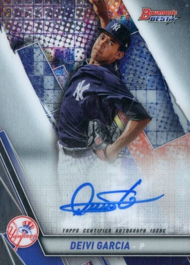 2019 Bowman's Best Best of 2019 Autographs Deivi Garcia #B19DG Baseball Card