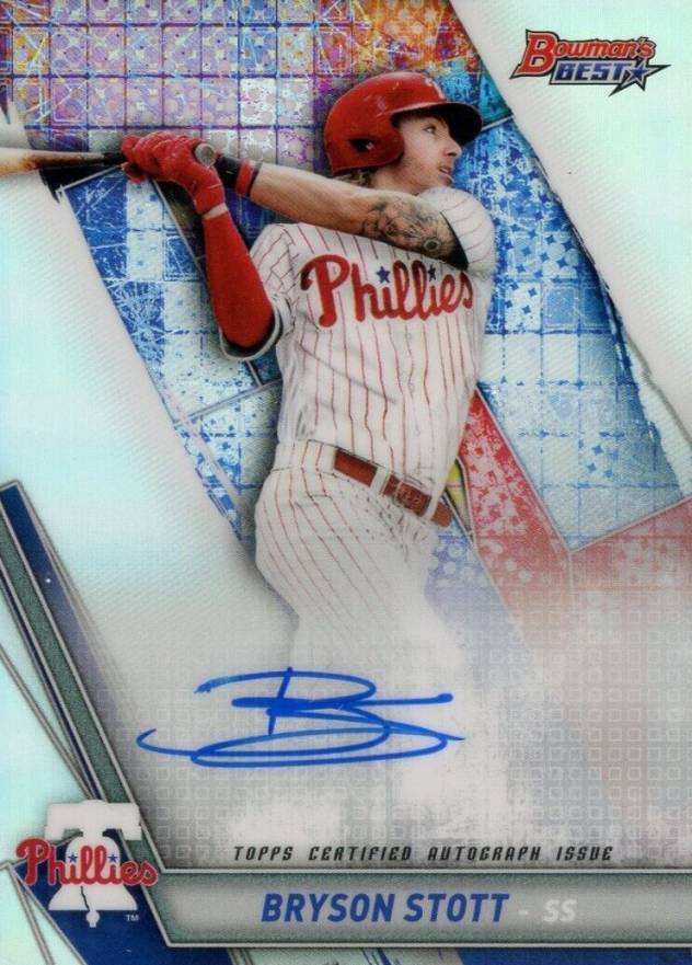 2019 Bowman's Best Best of 2019 Autographs Bryson Stott #B19BS Baseball Card