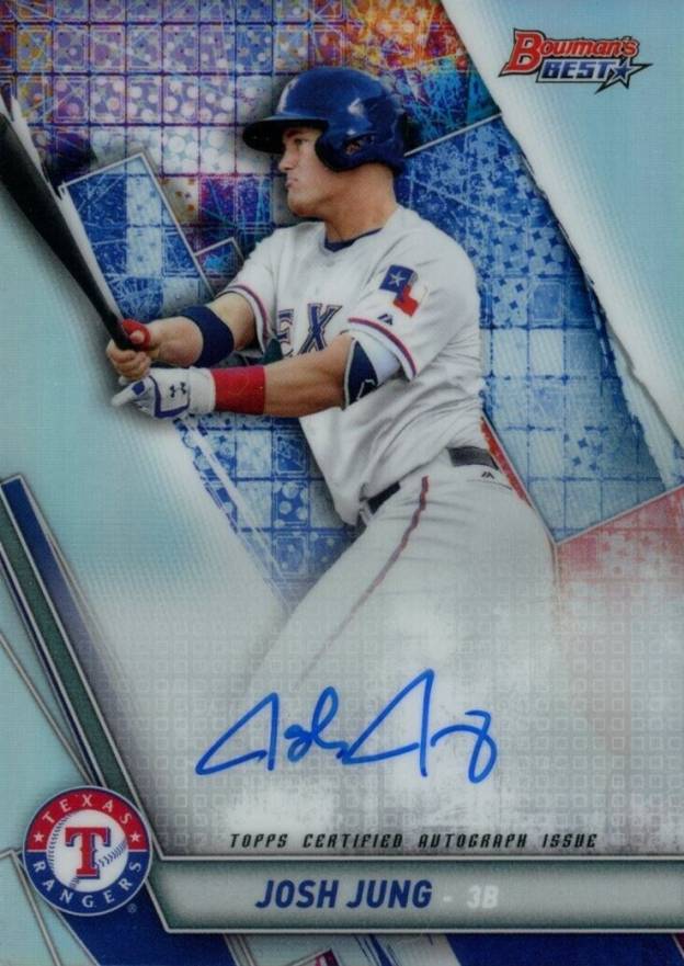 2019 Bowman's Best Best of 2019 Autographs Josh Jung #B19JJU Baseball Card