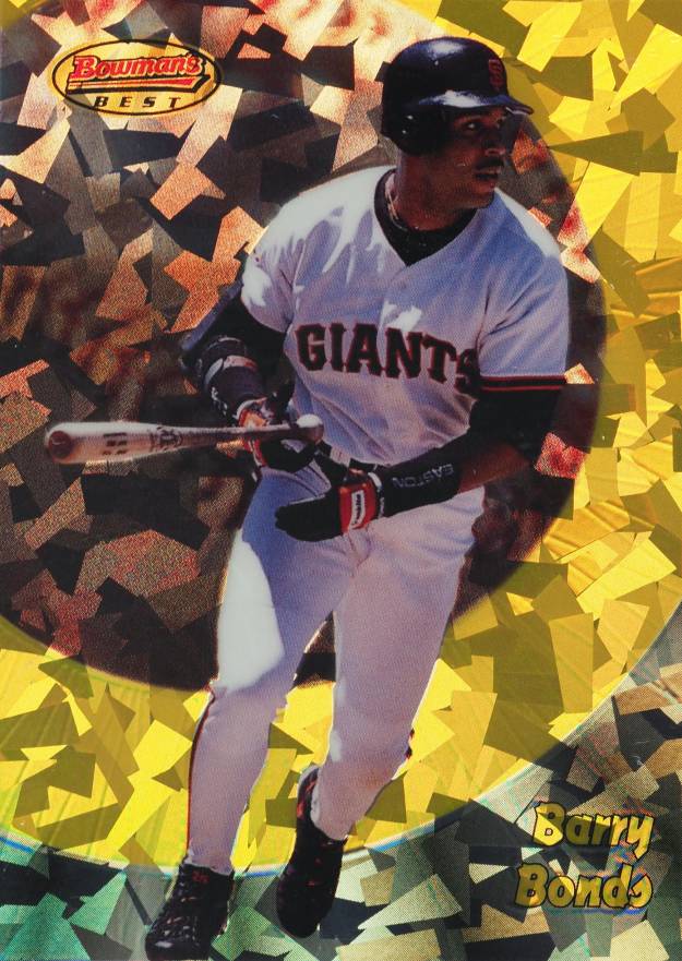 1998 Bowman's Best Barry Bonds #3 Baseball Card