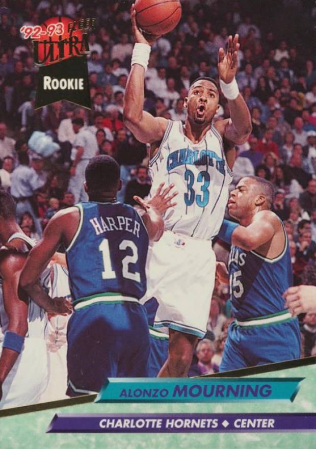 1992 Ultra Alonzo Mourning #234 Basketball Card