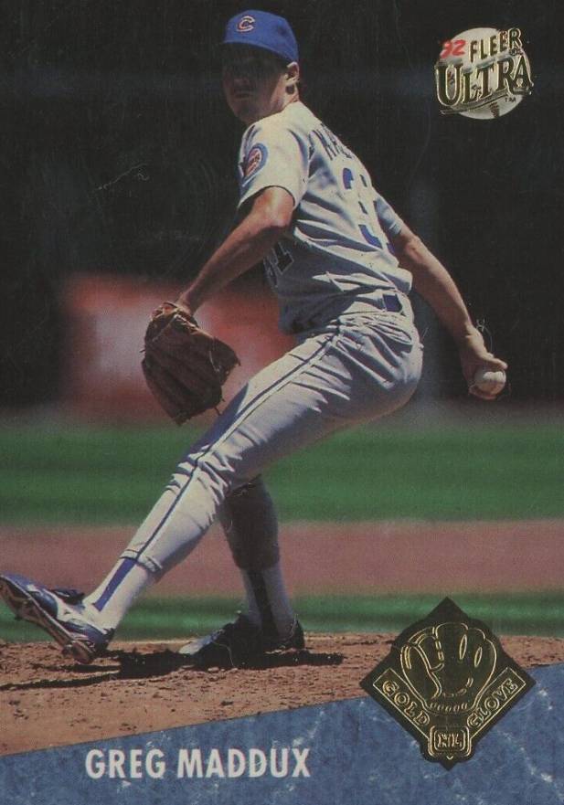 1992 Ultra Award Winners Greg Maddux #24 Baseball Card