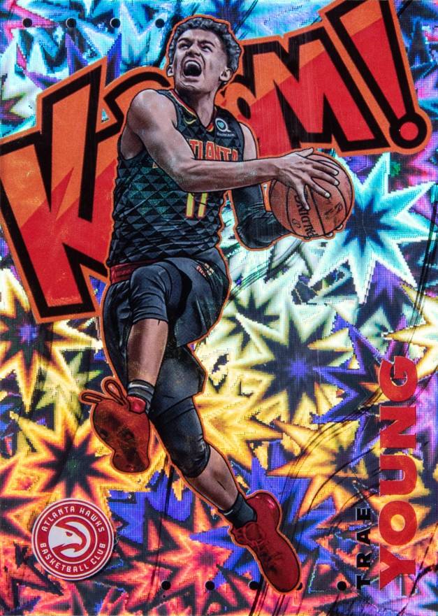 2019 Panini Crown Royale Kaboom Trae Young #25 Basketball Card