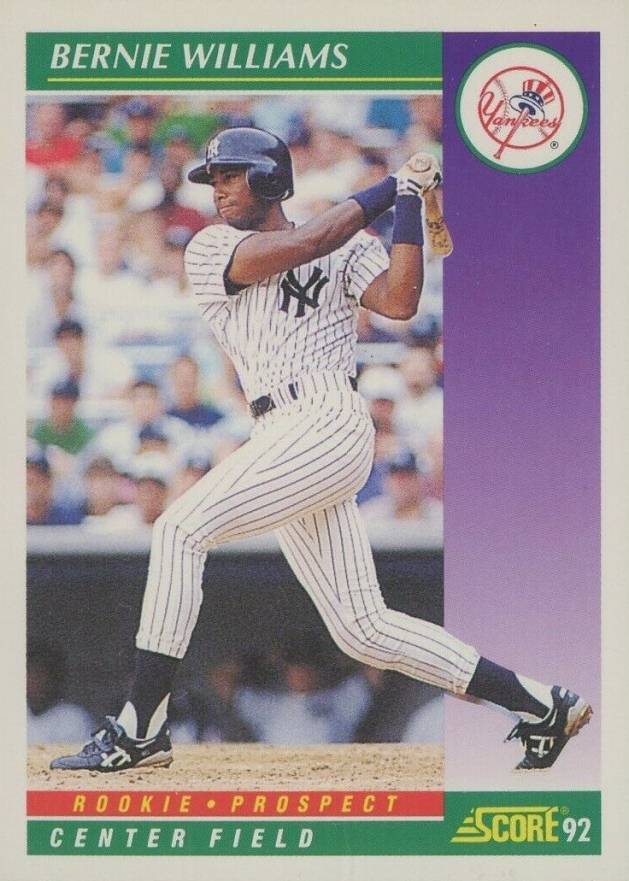 1992 Score Bernie Williams #401 Baseball Card