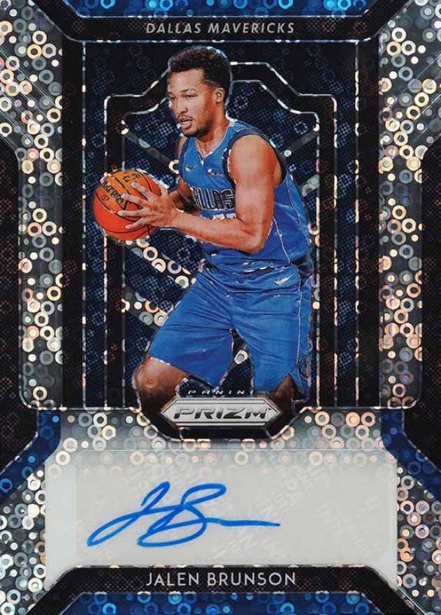 2018 Panini Prizm Fast Break Rookie Autograph Jalen Brunson #FRJBR Basketball Card