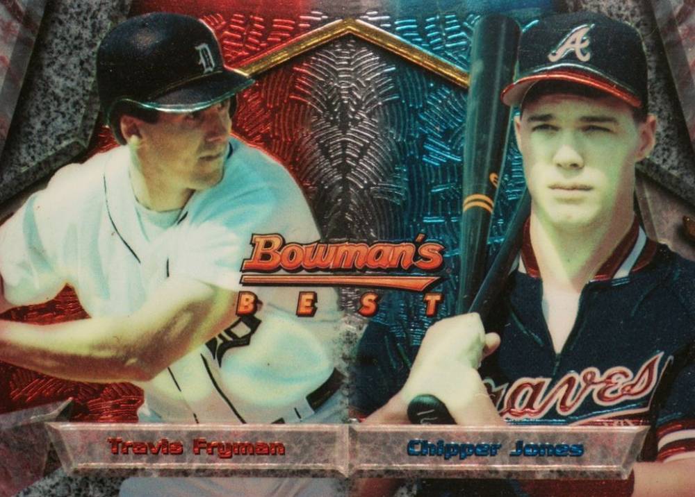 1994 Bowman's Best  Chipper Jones/Travis Fryman #108 Baseball Card