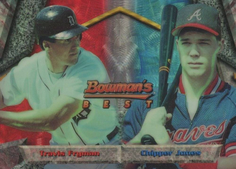 1994 Bowman's Best  Chipper Jones/Travis Fryman #108 Baseball Card