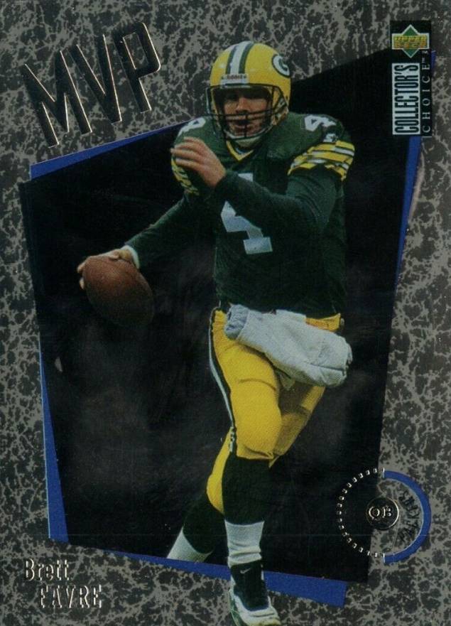 1996 Collector's Choice MVP Brett Favre #M17 Football Card