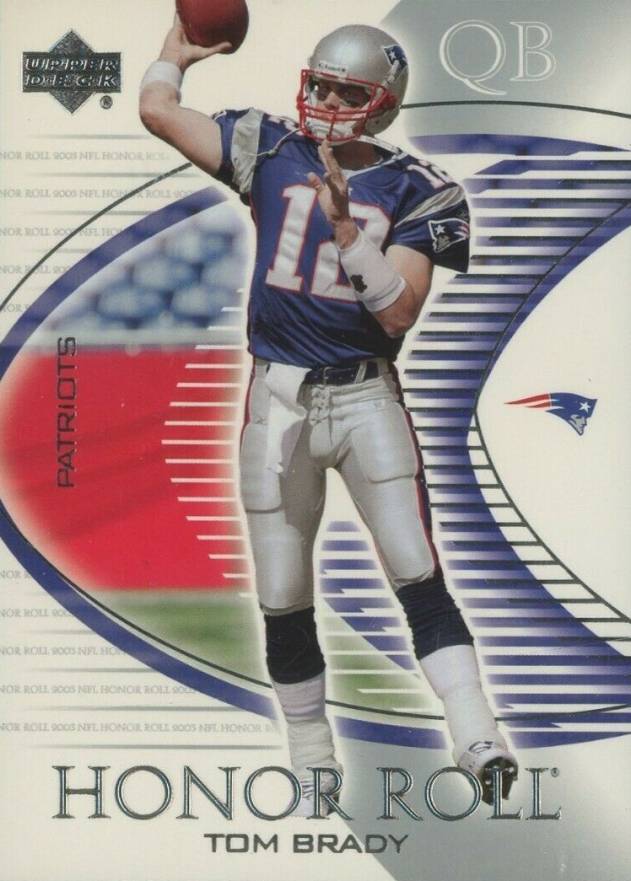 2003 Upper Deck Honor Roll Tom Brady #59 Football Card