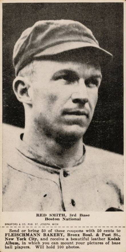 1916 Fleischmann Bakery Red Smith # Baseball Card