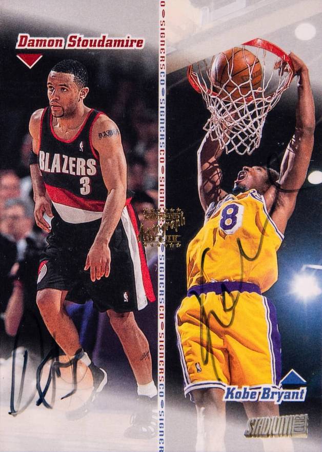 1998 Stadium Club CO-Signers Stoudamire/Bryant #CO9 Basketball Card