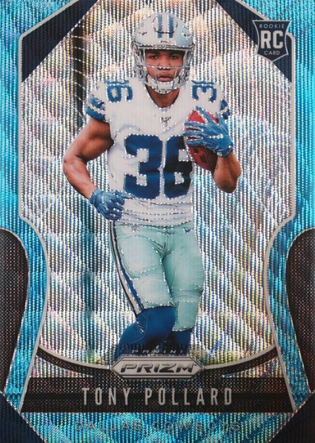 2019 Panini Prizm Tony Pollard #339 Football Card