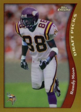 1998 Topps Chrome Randy Moss #35  Football Card