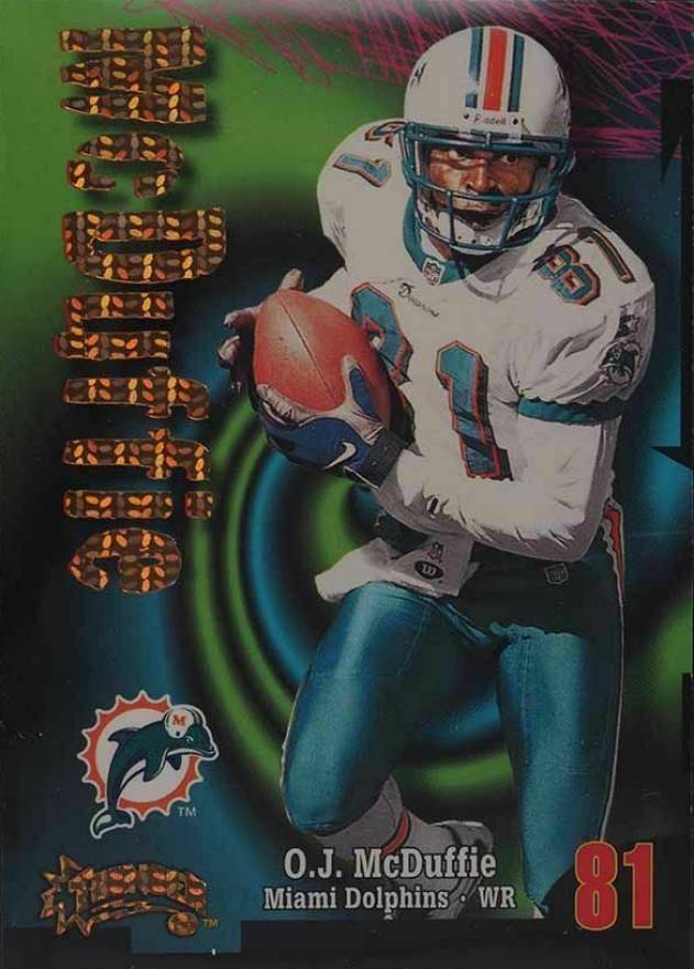 1998 Skybox Thunder O.J. McDuffie #4 Football Card