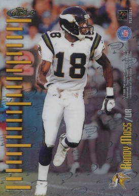 1998 Finest Mystery Finest 2 Randy Moss #M35 Football Card