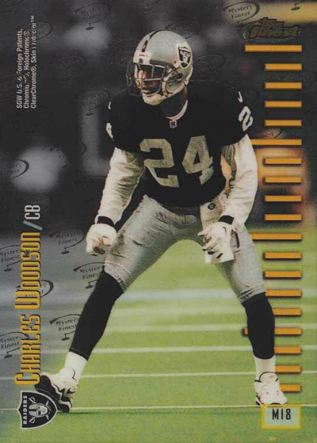 1998 Finest Mystery Finest 2 Moss/Woodson #M18 Football Card