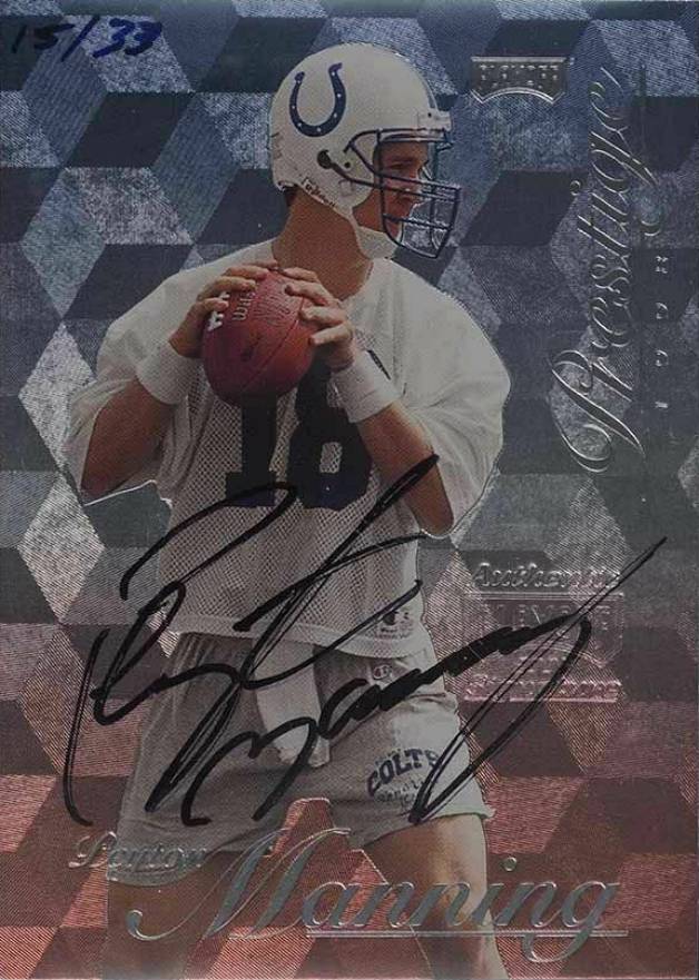 2001 Playoff Honors Honor Roll Buyback Peyton Manning #165 Football Card