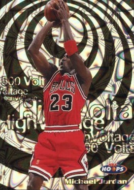 1997 Hoops High Voltage Michael Jordan #14 Basketball Card