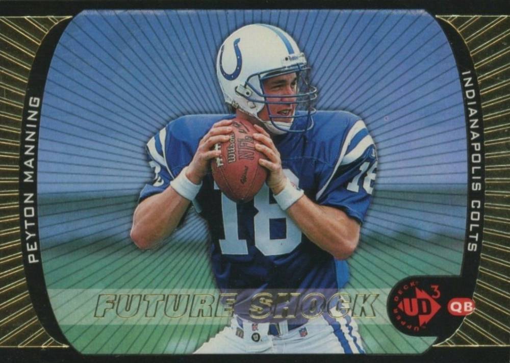 1998 UD3 Peyton Manning #181 Football Card