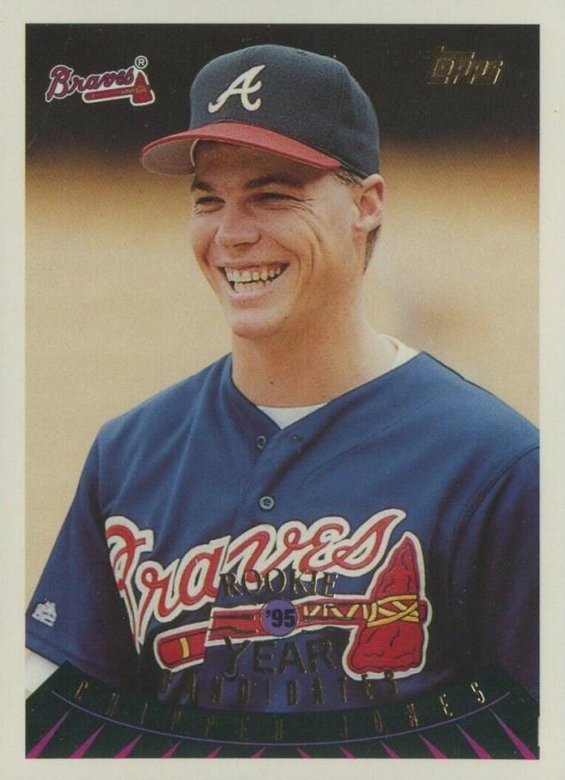 1995 Topps Traded Chipper Jones #128T Baseball Card