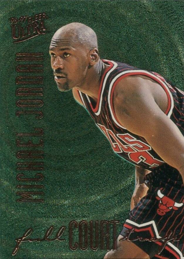 1996 Ultra Full Court Trap Michael Jordan #1 Basketball Card