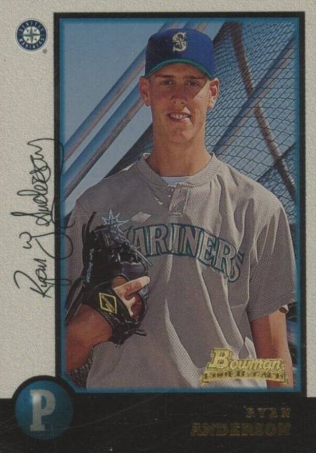 1998 Bowman Ryan Anderson #129 Baseball Card