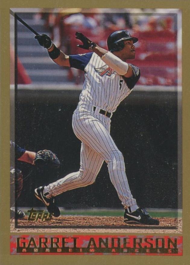 1998 Topps Garret Anderson #31 Baseball Card