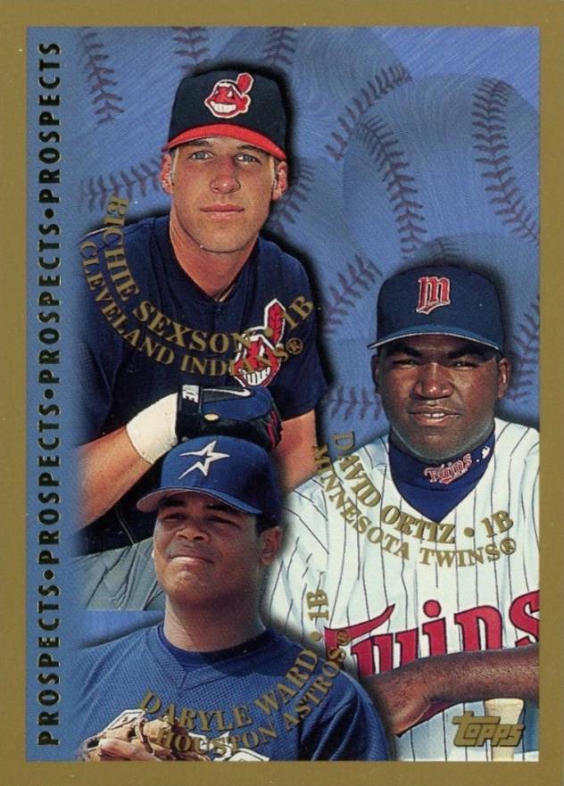 1998 Topps Daryle Ward/David Ortiz/Richie Sexson #257 Baseball Card