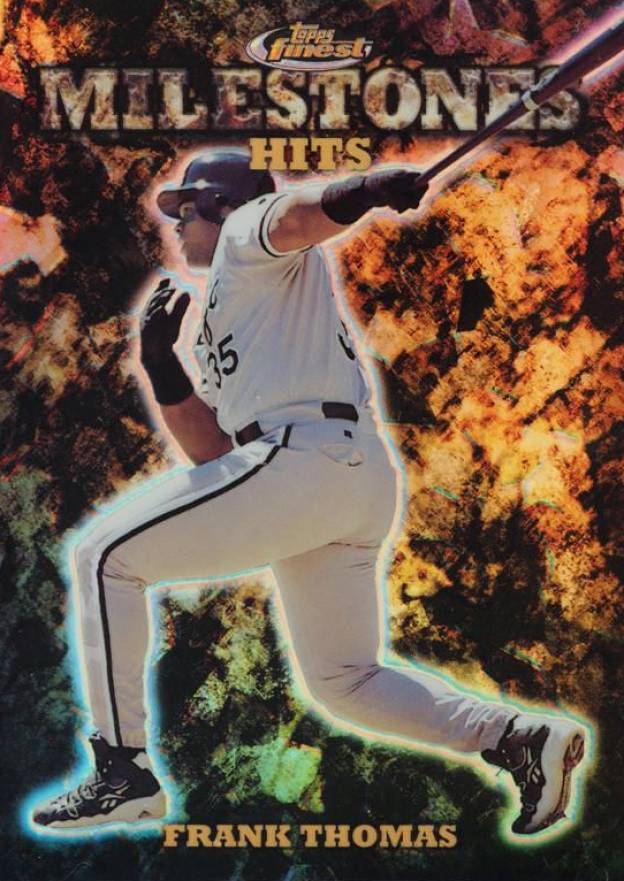 1999 Finest Milestones Frank Thomas #M5 Baseball Card