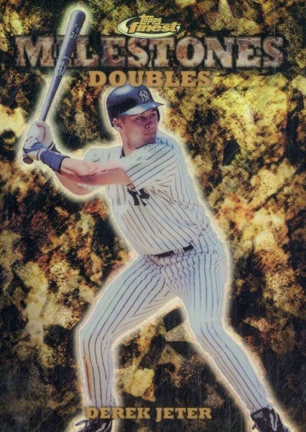 1999 Finest Milestones Derek Jeter #M38 Baseball Card