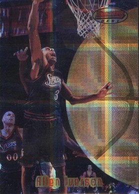 1997 Bowman's Best Allen Iverson #38 Basketball Card