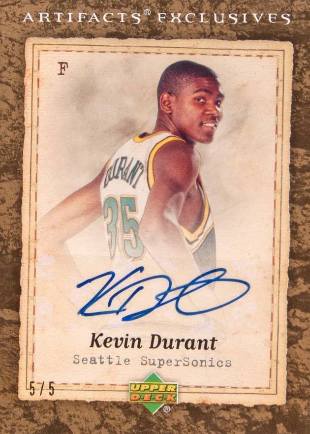 2007 Upper Deck Artifacts Kevin Durant #227 Basketball Card