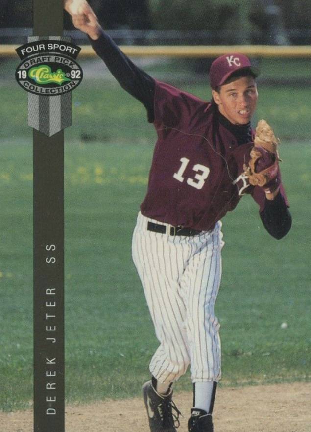 1992 Classic 4 Sport Derek Jeter #231 Baseball Card