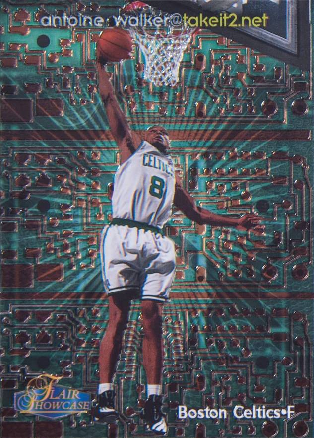 1998 Flair Showcase Takeit2 Net Antoine Walker #6 Basketball Card