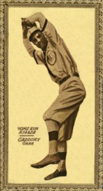 1912 Home Run Kisses Gregory, Oaks # Baseball Card