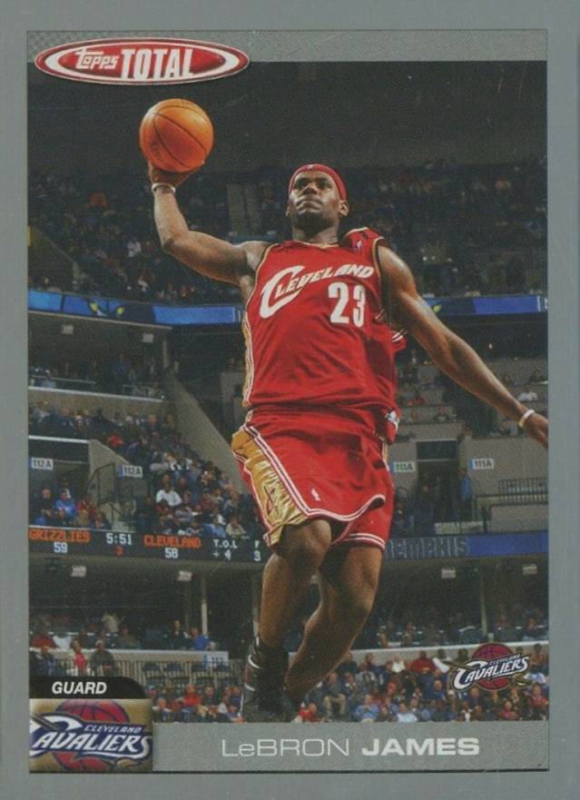 2004  Topps Total LeBron James #4 Basketball Card