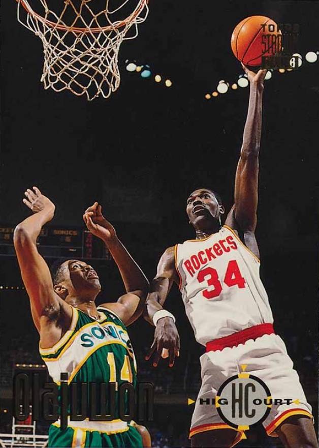 1993 Stadium Club  Hakeem Olajuwon #64 Basketball Card