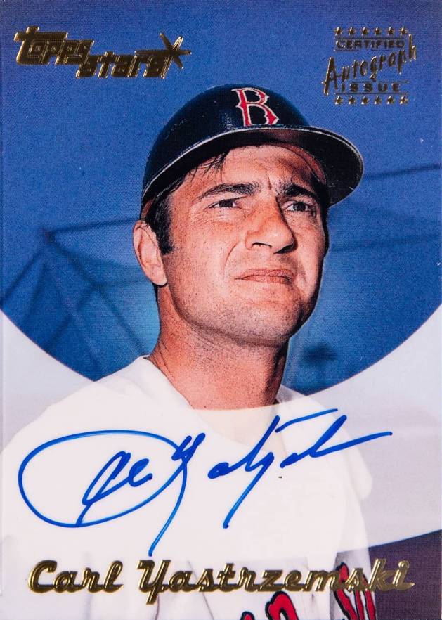 2000 Topps Stars Autographs Carl Yastrzemski #CY Baseball Card