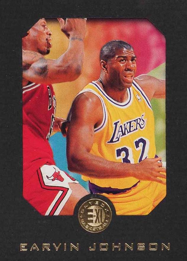 1995 Skybox E-XL Magic Johnson #40 Basketball Card