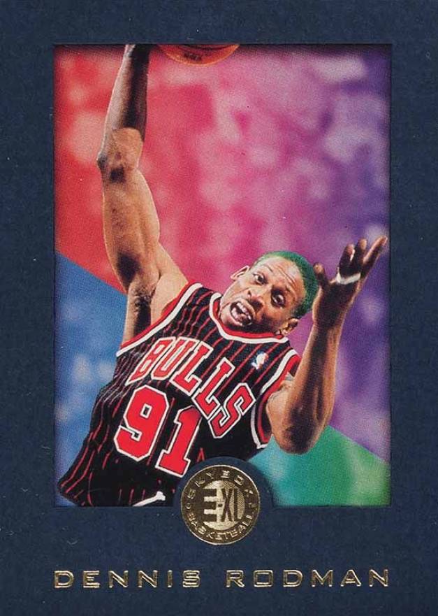 1995 Skybox E-XL Dennis Rodman #13 Basketball Card