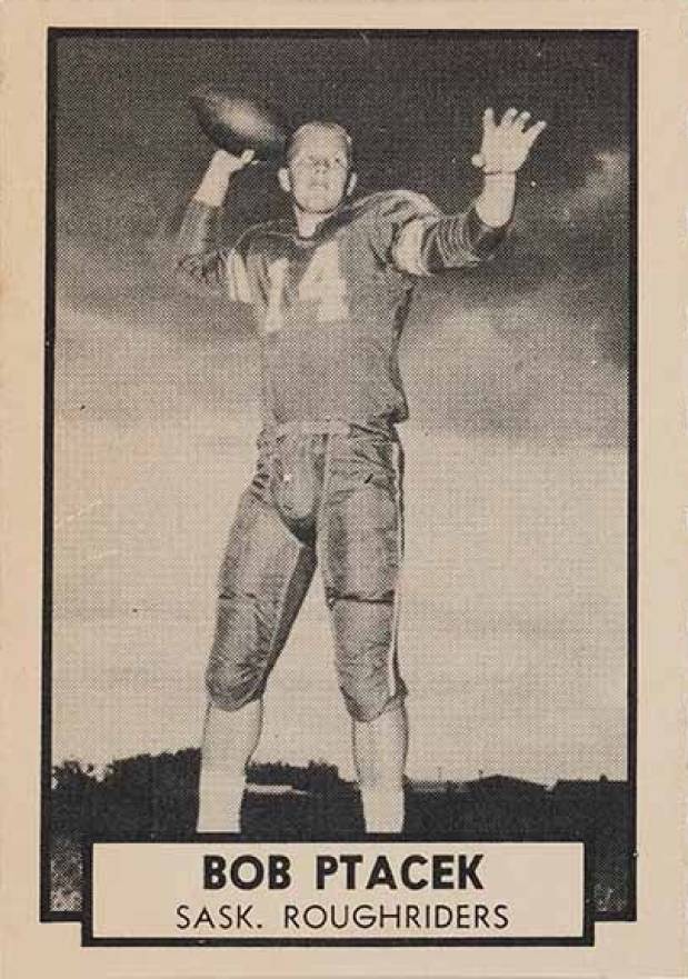 1962 Topps CFL Bob Ptacek #128 Football Card