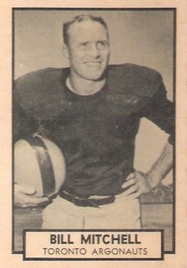 1962 Topps CFL Bill Mitchell #140 Football Card