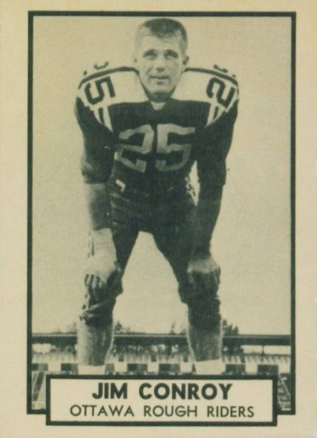 1962 Topps CFL Jim Conroy #97 Football Card