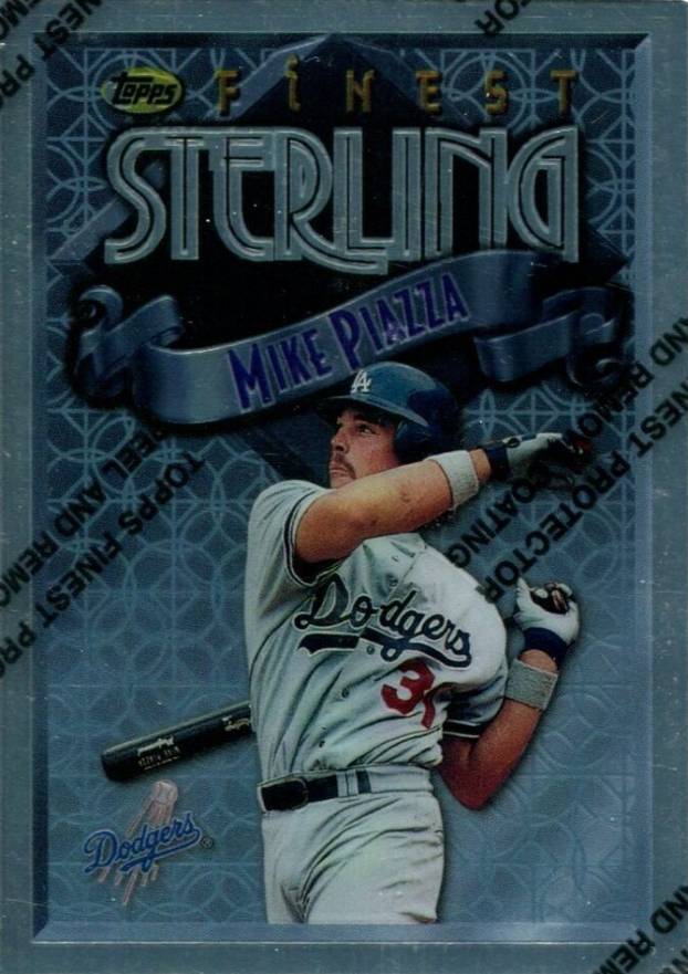 1996 Finest Mike Piazza #11 Baseball Card