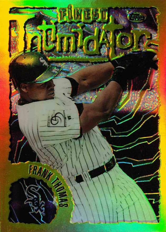 1996 Finest Frank Thomas #186 Baseball Card