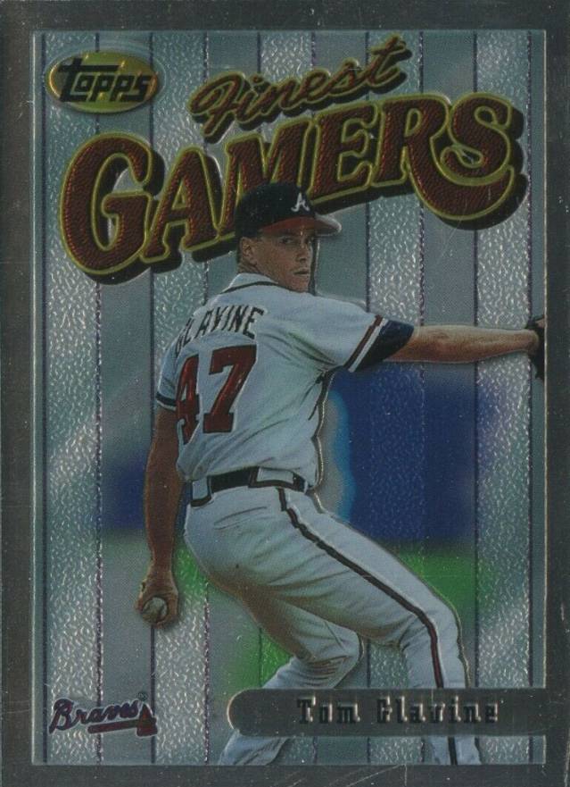 1996 Finest Tom Glavine #72 Baseball Card