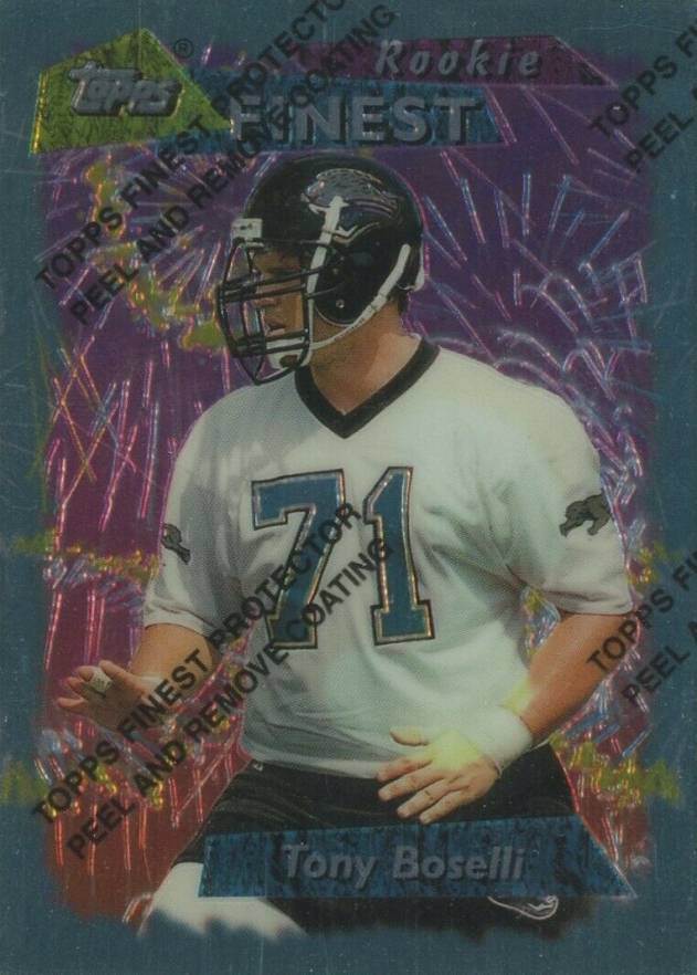 1995 Finest Tony Boselli #189 Football Card