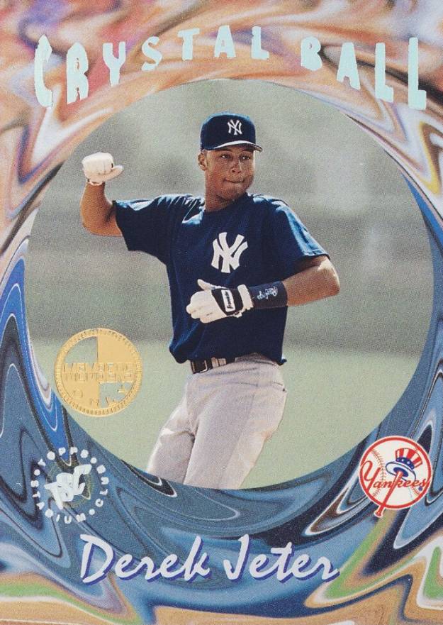 1995 Stadium Club Crystal Ball Derek Jeter #CB14 Baseball Card